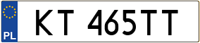 Truck License Plate